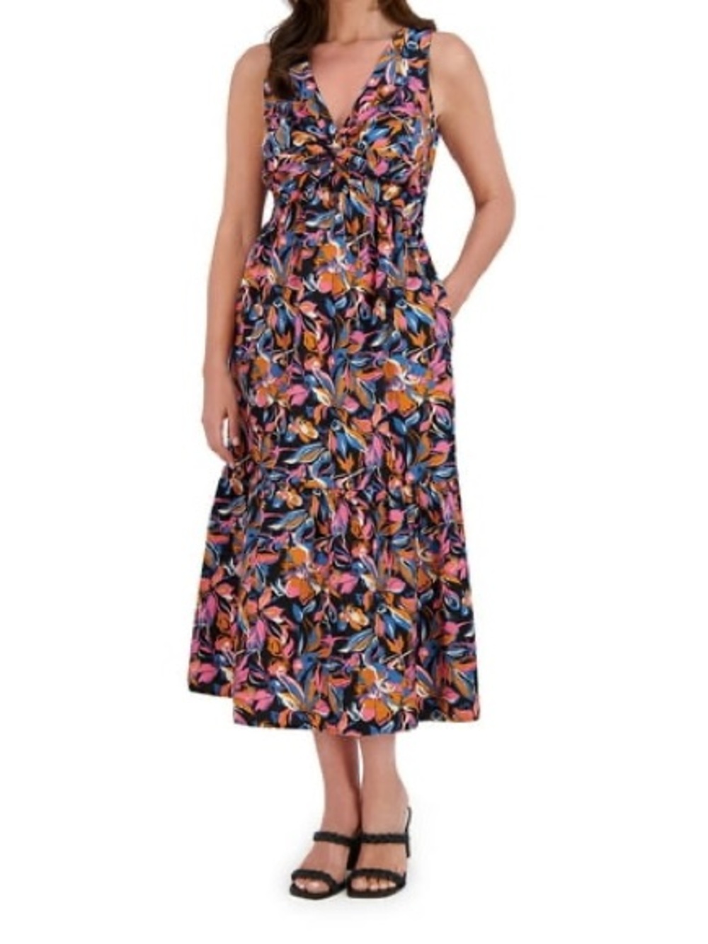 French Connection Floral Midi Dress
